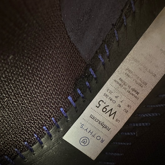 Rothy’s the point . Size W9.5, black - Picture 5 of 5